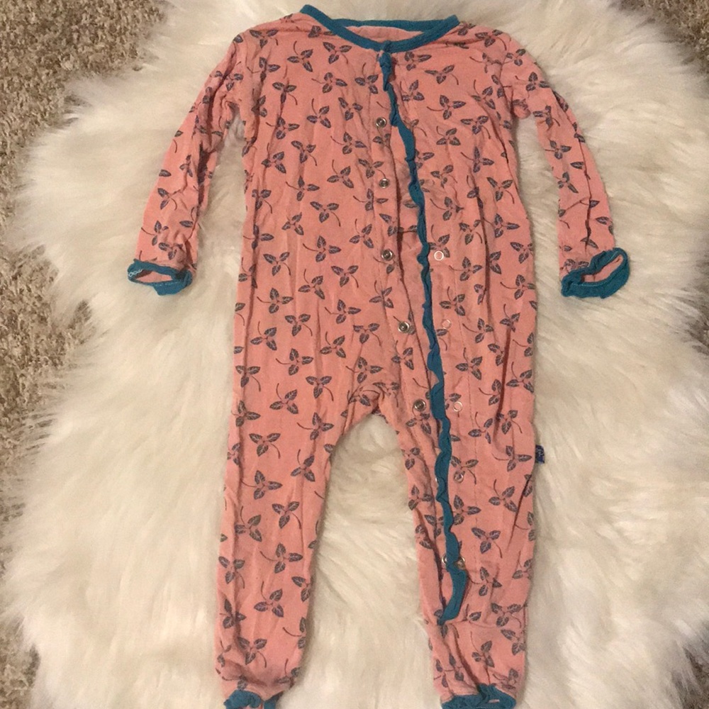 Kickee pants button down pajamas